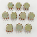 50Pcs WH148 B100K Linear Potentiometer 15mm Shaft With Nuts And Washers Hot