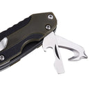 Sanrenmu Multifunctional Tools Folding Pocket EDC Camping Survival Tools Rope Cutter Glass Hammer Screwdriver Bottle Opener