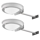 2pcs 3W 28LED Solar Powered PIR Motion Sensor Waterproof Wall Light Street Lamp