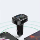 Car Charger Handsfree FM Transmitter Bluetooth MP3 Player Dual USB Charging