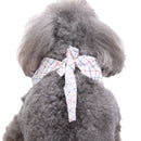 Formal Small Dog Tuxedo Bandana Collar with Bow Ties Adjustable Neckerchief for Wedding Party