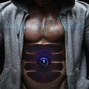 8pads / Set 10 Grade 6 Mode Abdominal Muscle Trainer with 3 Controller Muscle Fat Burning Body Fitness