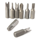 33pcs Security Hole Hex Star Spanner Electric Star Screwdriver Hex Bit Set Magnetic Holder Rod