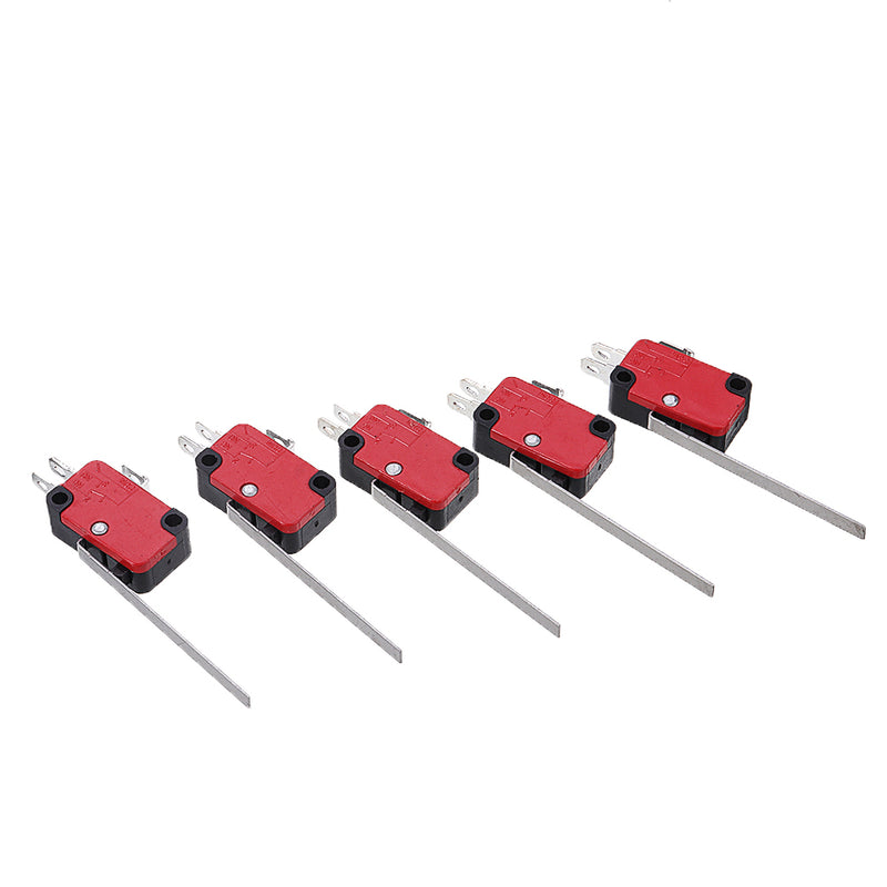 5PCS  V-153-1C25 Long Hinge Lever Miniature Basic Micro Switch SPDT 15A