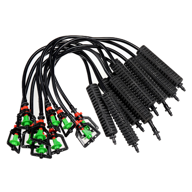 10Pcs Micro-Spray Upside Down Sprinkler Rotating Automatic Watering Garden Lawn Greenhouse Irrigation Agricultural Atomization Anti-drip Device