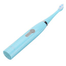 Ultrasonic Whitening Electric Toothbrush 8 Soft Brush Heads 6 Speed Waterproof Tooth Oral Care Brush Battery Electric Tooth Clean