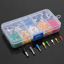 Excellway CT04 400Pcs Wire Copper Crimp Connector Insulated Cord Pin End Terminal