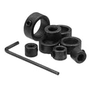 Drillpro 8pcs 3-16mm Drill Bit Shaft Depth Stop Collars Woodworking Drill Bit Limited Ring Collar