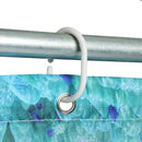 Ocean Dolphin Deep Sea Bathroom Shower Curtain Waterproof Rug Mat Set 180x180cm