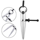 Spacing Compass Wing Divider Rotating Scriber Edge Creaser Leather Drafting Tools Kit