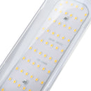 E27 30W SMD2835 Deformable Full Spectrum Two-Leaf 120 LED Grow Light Bulb With Lamp Holder Clip AC110-265V