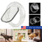 4 Way Round Clear Locking Flap Pet Door Cat Small Dog for Screen Glass Window Pet Door