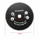 85mm 72 Teeth HSS Circular Saw Blade Rotary Cutting Discs Wheel For Rotary Tools