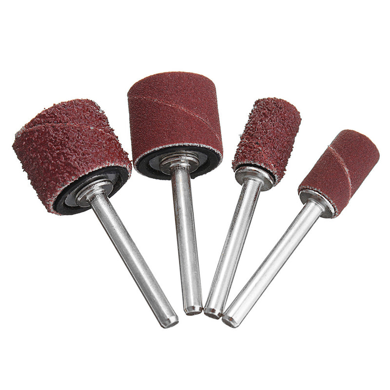 115Pcs 60 120 320 Grit Sanding Band Sanding Drum Sleeve Set Abrasive Tools