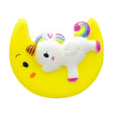 Cartoon Unicorn Moon Pegasus Squishy 11cm Slow Rising With Packaging Collection Gift Soft Toy Yellow