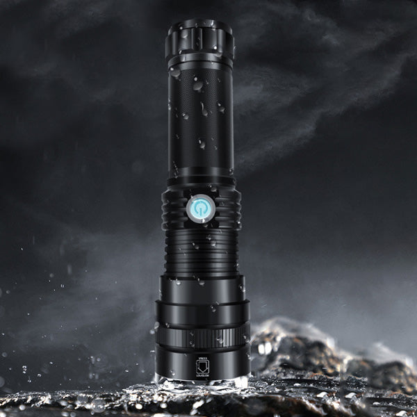 WARSUN P70 60W Zoomable Flashlight Waterproof USB Rechargeable 26650 Battery 3 Modes Work Lamp