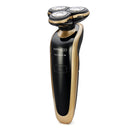 Golden RAYCO1250 Rechargeable Shaver Washable 3 Heads Razor