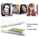 2 in 1 USB Charge Wireless Hair Straightener Curler Flat Iron Ceramic