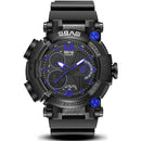 SBAO S-8019-2 Dual Display Digital Watch Luminous Display Alarm Calendar Stopwatch Sport Watch