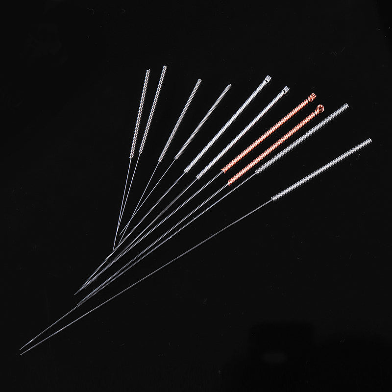 5pcs 0.2/0.4/0.6/0.8/1.0mm MK10 Extruder Nozzle Each + 2pcs 0.2/0.4/0.6/0.8/1.0mm Cleaning Needle Each Kit For 3D Printer Parts