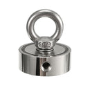 48/60/67/75mm 80-400KG Neodymium Recovery Magnet Double Ring Hook Hunting Fishing Magnet with 10M Rope