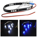 60CM 15SMD LED Light Car Auto Decor Flexible LED Strip Light Waterproof DC 12V