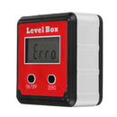 Drillpro 2-key Mini Precision Digital Inclinometer Level Box Protractor Angle Finder Gauge Meter with Magnet Base