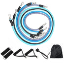 11Pcs Resistance Bands Practical Elastic Training Rope For Yoga Pilates Workout Natural Rubber Latex Fitness Resistance Bands Yoga Pull String