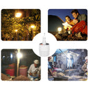 30W 50W Rechargeable 5 In 1 Solar Bulb Camping Tent Lamp Emergency Hiking Outdoor Hanging Light