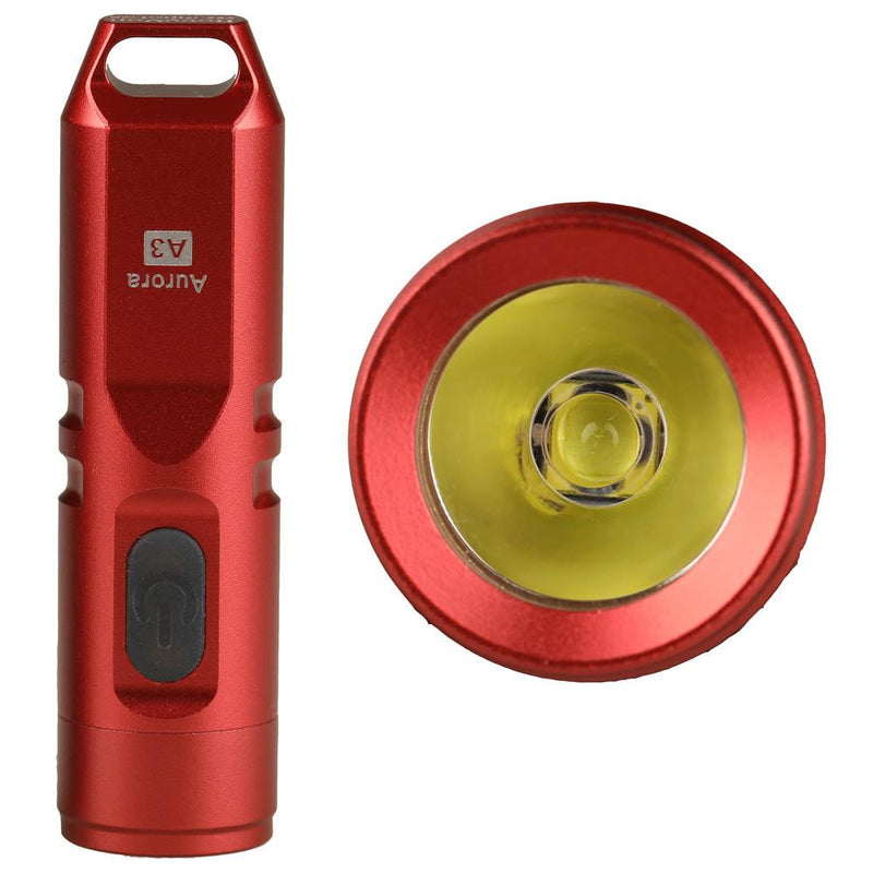 RovyVon Aurora A3 550LM Mini Keychain Light USB Charging EDC Flashlight USB Charging LED Work Lamp 130mAh Lithium Battery Hunting USB Rechargeable Flashlight Mini Torch