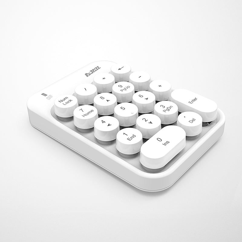 AJazz AK18 2.4GHz Wireless Numeric Keypad Mini Number Pad Keyboard for Laptop PC