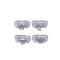 20Pcs/Set Dental Orthodontic 1st Molar Non-Conv Roth 0.022 Single Buccal Tube Tools
