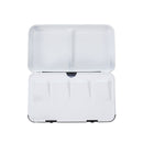12 Grids Empty Watercolor Paint Rack Tins Box Palette Metal Painting Storage Half Full Pans For Art Painting
