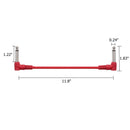 Right Angle 1/4" 6Pcs Guitar Effect Pedal Board Cable Patch Cord