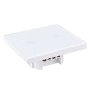 Aodu Tuya Smart Life EU 433Mhz 2 Gang Smart WIFI Light Switch Interruptor Touch Wall Power Switch App Remote Control Intellegent Switch Work With Alexa Google Home