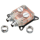 PC GPU Water Cooling Block Copper 4 Hole Compression Fitting Liquid Cooler W41