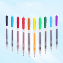 Kinbor DTB6698 5/10 Colors Colorful Press Gel Pens 0.5mm Frosted Barrel Drawing Writing Pen Office School Supplies Gifts