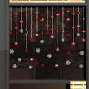 Miico XL5012 Starry And Snowflake Pendant Wall Sticker Glass Door And Window Decorative Sticker
