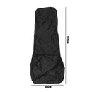 Black Polyester Car Seat Cover 132 X 54CM Waterproof Washable
