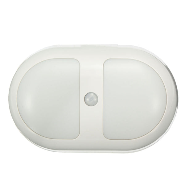 LED Night Light Human Motion Induction Sensor Control Lamp Battery For Bedroom Bathroom