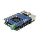 Geekworm Temperature Control Fan And Power Expansion Board + Acrylic Case + Copper Heat Sink Kit