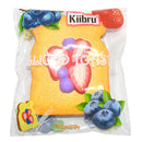 Kiibru Squishy Strawberry Sliced Toast Licensed 14.5cm Slow Rising With Packaging Collection Gift Soft Toy