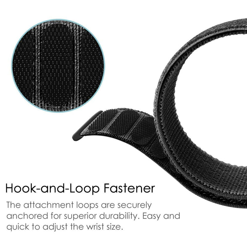 20mm Nylon Canvas Watch Band Watch Strap Replacement for Amazfit GTS Smart Watch