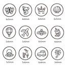 BENECREAT 12 PCS (6mm 1/4") Metal Design Stamps Punch Stamping Tool Electroplated Hard Carbon Steel Tools Stamp/Punch Metal Jewelry Leather Craft Tool