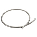 Silver Stainless Steel Braided Pipe Oil Fuel Coolant Hose AN-4 AN4 6mm 1.4 Inch 1M