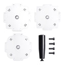 Engineering Plastic 1/8 to 1 Inch Radius Jig Router Templates Set Radius Quick-Jig Router Bit Templates Router Table Corner Jig For Routing Round Corner