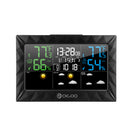 DIGOO DG-8270A Ultra Thin Color Screen Weather Forecast Station Temperature Humidity Sensor Snooze Alarm Clock
