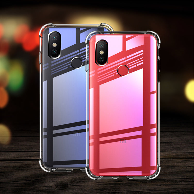 Bakeey Transparent Shockproof Soft TPU Protective Case For Xiaomi Mi A2 Lite / Xiaomi Redmi 6 Pro