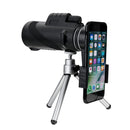 IPRee 40X60 Monocular HD Optic Day Night Vision Telescope With Phone Clip Tripod Outdoor Camping Travel