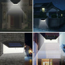 Solar Power 102 LED Light-controlled PIR Motion Sensor Light Outdoor Wide Angle Waterproof Wall Lamp